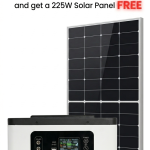 SAKO Alpha W ESS 300w (Free 225 w Longi Horizon Solar panel) Portable power station combo